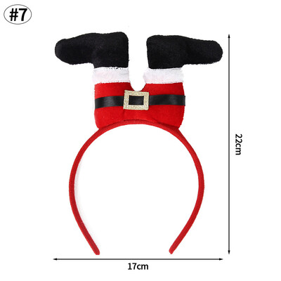 Χριστουγεννιάτικες κορδέλες χριστουγεννιάτικου κεφαλιού Αστεία καπέλο Santa Legs Καπέλο χριστουγεννιάτικο δέντρο Καπέλα κεφαλής για ενήλικες Παιδικά προμήθειες για πρωτοχρονιάτικο πάρτι