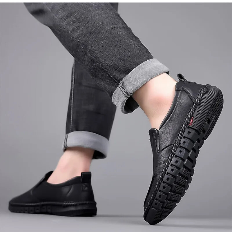 Vyriški rankomis siūti natūralios odos batai Verslas Oficiali Proga Vestuvių Vakarėlis Avalynė Laisvalaikis Oficialūs stalo batai