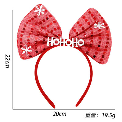 2023 új karácsonyi fejpánt női parti dekoráció karácsonyfa fejfedő ötágú csillagos fejpánt karácsonyi díszek