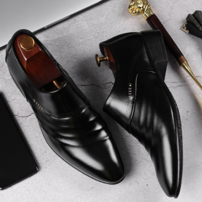 Férfi Cipők Alkalmi divat Cipők Férfiruha Cipők Party Cipők Nagy méretű fekete PU bőr Loafer Sapato Social Masculino