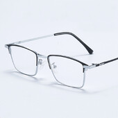 Muške kristalne leće Naočale za čitanje Ženske dioptrijske naočale Okvir za naočale od metala od titana koji blokira plavo svjetlo