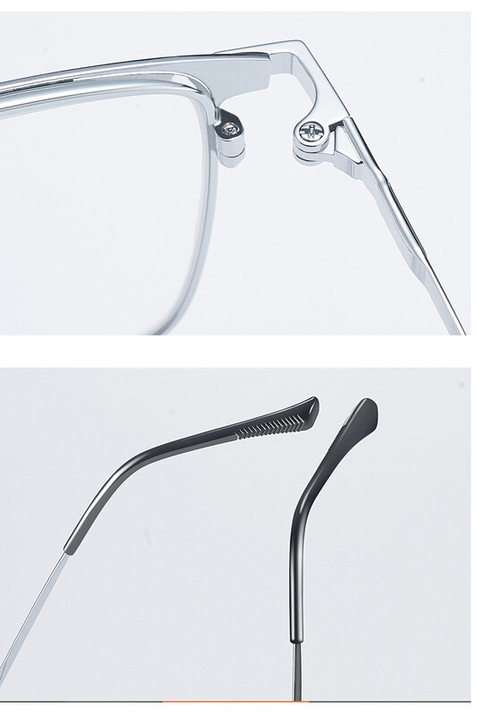 Muške kristalne leće Naočale za čitanje Ženske dioptrijske naočale Okvir za naočale od metala od titana koji blokira plavo svjetlo