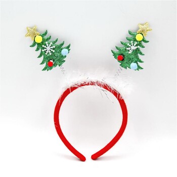 Χριστουγεννιάτικες κορδέλες χαριτωμένα Reindeer Antlers Xmas Tree Γυαλιά Σκελετός για Παιδιά Ενήλικες Δώρο Noel Navidad νέο έτος Photo Booth