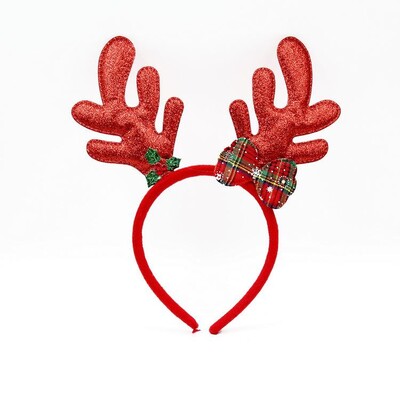 Χριστουγεννιάτικες κορδέλες χαριτωμένα Reindeer Antlers Xmas Tree Γυαλιά Σκελετός για Παιδιά Ενήλικες Δώρο Noel Navidad νέο έτος Photo Booth