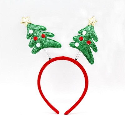 Χριστουγεννιάτικες κορδέλες χαριτωμένα Reindeer Antlers Xmas Tree Γυαλιά Σκελετός για Παιδιά Ενήλικες Δώρο Noel Navidad νέο έτος Photo Booth