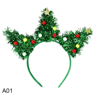 Božićno drvce Pokrivalo za glavu Obruč Dječja traka za glavu Sretan božićni dekor Božićni novogodišnji festival Party Natal Navidad Sretna Nova 2025.