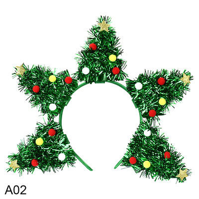 Božićno drvce Pokrivalo za glavu Obruč Dječja traka za glavu Sretan božićni dekor Božićni novogodišnji festival Party Natal Navidad Sretna Nova 2025.