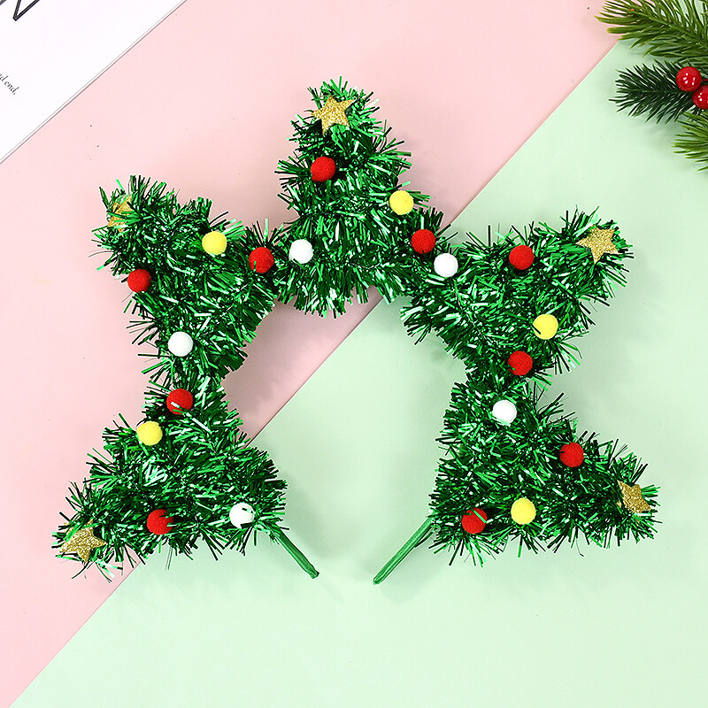 Božićno drvce Pokrivalo za glavu Obruč Dječja traka za glavu Sretan božićni dekor Božićni novogodišnji festival Party Natal Navidad Sretna Nova 2025.