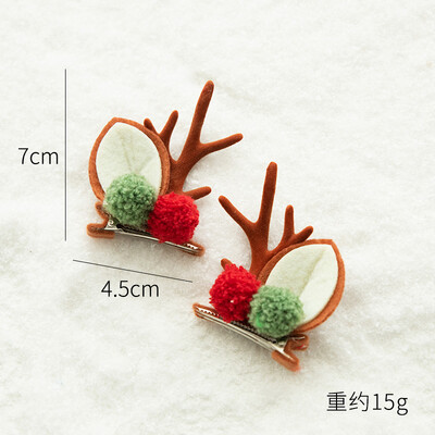 Naujųjų metų Kalėdų galvos apdangalas Plaukų segtukas Plaukų lankelis Vaikams Suaugusiems Merginoms Vaikų Galvos juostos Plaukų Priedai Briedžio sniego senio Cosplay galvos apdangalai