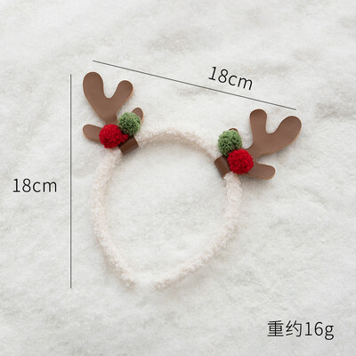 Naujųjų metų Kalėdų galvos apdangalas Plaukų segtukas Plaukų lankelis Vaikams Suaugusiems Merginoms Vaikų Galvos juostos Plaukų Priedai Briedžio sniego senio Cosplay galvos apdangalai