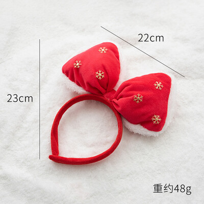 Naujųjų metų Kalėdų galvos apdangalas Plaukų segtukas Plaukų lankelis Vaikams Suaugusiems Merginoms Vaikų Galvos juostos Plaukų Priedai Briedžio sniego senio Cosplay galvos apdangalai