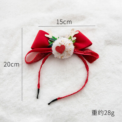 Naujųjų metų Kalėdų galvos apdangalas Plaukų segtukas Plaukų lankelis Vaikams Suaugusiems Merginoms Vaikų Galvos juostos Plaukų Priedai Briedžio sniego senio Cosplay galvos apdangalai