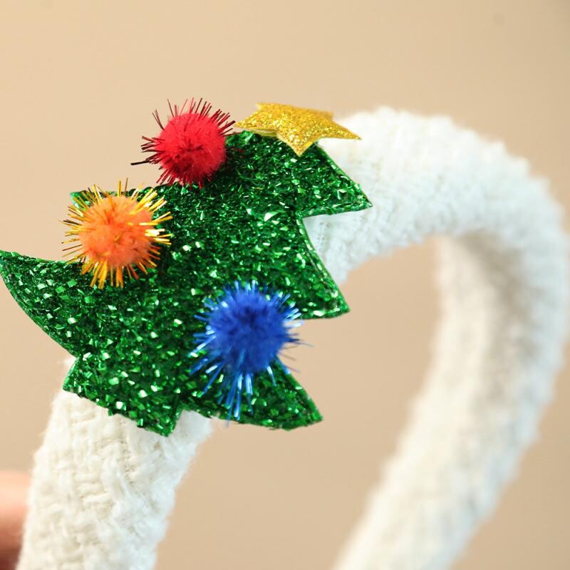 1 db aranyos plüss agancs fejpánt karácsonyi díszek otthoni lányoknak gyerekeknek karácsonyi ajándék karácsonyi parti dekorációs kellékek