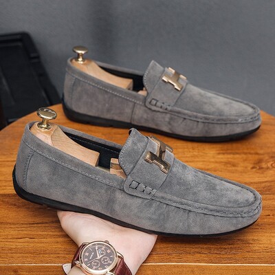 Oksfordo batai vyrams Slip on Shoes Vyriška vestuvinė suknelė Iškilmingi batai Loafers Vyriški itališki verslo kostiumai Office 2023 Chaussure Homme