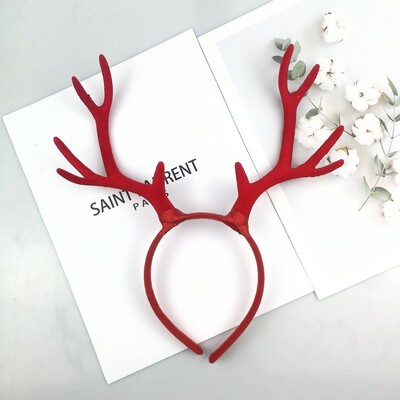 Jõulukingitus Sarvkarva hirve oksa peapael Mitmeotstarbeline sarvepeapael Armas jõulude sarvepeapael Naljakas jõulupeakate