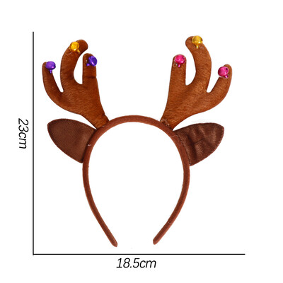 Karácsonyi fejpánt Mikulás hóember jávorszarvas hajpánt karácsonyfa szarvas szarv fejfedő Boldog karácsonyi parti dekoráció újévi ajándék ajándék