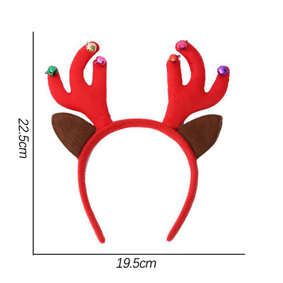 Karácsonyi fejpánt Mikulás hóember jávorszarvas hajpánt karácsonyfa szarvas szarv fejfedő Boldog karácsonyi parti dekoráció újévi ajándék ajándék