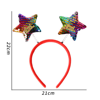 Karácsonyi fejpánt Mikulás hóember jávorszarvas hajpánt karácsonyfa szarvas szarv fejfedő Boldog karácsonyi parti dekoráció újévi ajándék ajándék