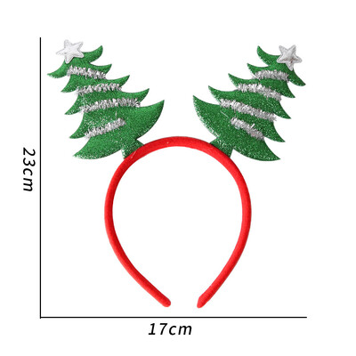 Karácsonyi fejpánt Mikulás hóember jávorszarvas hajpánt karácsonyfa szarvas szarv fejfedő Boldog karácsonyi parti dekoráció újévi ajándék ajándék