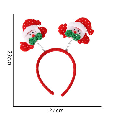 Karácsonyi fejpánt Mikulás hóember jávorszarvas hajpánt karácsonyfa szarvas szarv fejfedő Boldog karácsonyi parti dekoráció újévi ajándék ajándék