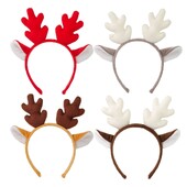 Ziemassvētku galvassega Brieža raga galvassega Aļņa galvas saite Priecīgus Ziemassvētkus saģērbt Flaneļa aļņa ausu raga galvas saite Jaungada matu lente