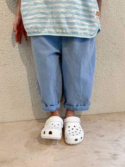 szarvas jonmi 2023 tavasz, új koreai stílusú, gyerek bő, alkalmi farmernadrág, egyszínű tipegő gyerek farmer nadrág