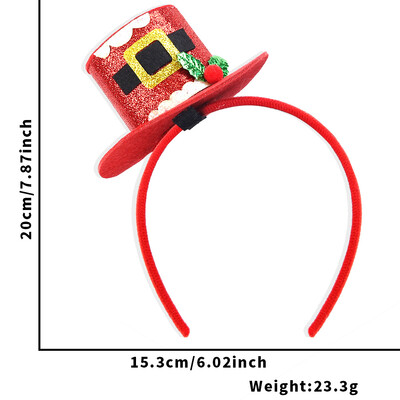Új karácsonyi fejpánt íj agancsfej csat karácsonyfa hóember fejdísz karácsonyi díszek gyermekbuli kellékek