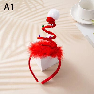 Boldog karácsonyi dekoráció otthonra Karácsonyfa fejpánt hajkiegészítők Karácsonyi újévi dekoráció