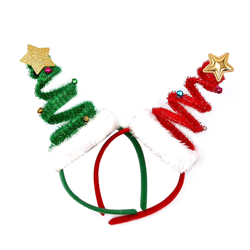 Boldog karácsonyi dekoráció otthonra Karácsonyfa fejpánt hajkiegészítők Karácsonyi újévi dekoráció