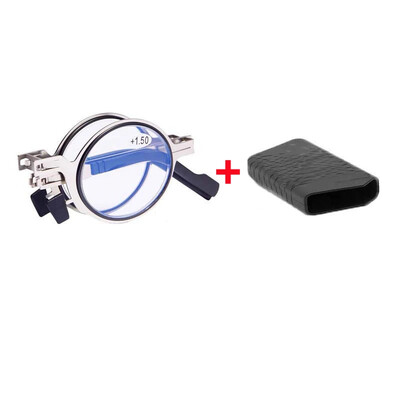 Pielāgojamas salokāmas lasīšanas brilles ar inteliģento tālummaiņas funkciju