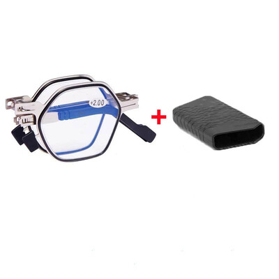 Pielāgojamas salokāmas lasīšanas brilles ar inteliģento tālummaiņas funkciju