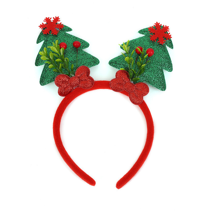 Karácsonyi dekoráció fejpánt karácsonyi parti kellékek fejpánt fejpánt gyerekeknek ajándék flitterek ötágú csillag fejpánt