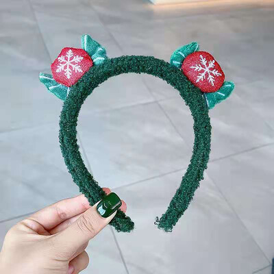 Γυναικεία Μόδα Χριστουγεννιάτικη κορδέλα με ελαφοκέρατο Sweet Personality Hair Bands 2024 Διακοσμήσεις πάρτι Suministros Para Fiestas