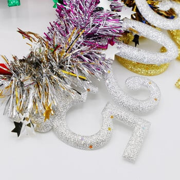 2025 Christmas Headband Happy 2025 New Year Party Head Band Joy Noel 2025 Merry Christmas Party Αξεσουάρ Παιδική μπομπονιέρα