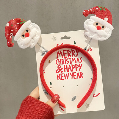 Aranyos rajzfilm karácsonyi fejpánt Puff szarvas fül nagy masni hajpánt Cosplay kellék bolyhos plüss gyerek fejfedő