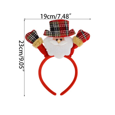 Χριστουγεννιάτικες κορδέλες κεφαλής 1 τμχ για παιδιά Χαριτωμένος Άγιος Χιονάνθρωπος Αλυκές Κέρατα κεφαλής Παιδικά Αξεσουάρ Μαλλιών Χριστουγεννιάτικο Πρωτοχρονιάτικο πάρτι