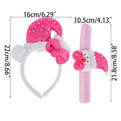 Χριστουγεννιάτικες κορδέλες κεφαλής 1 τμχ για παιδιά Χαριτωμένος Άγιος Χιονάνθρωπος Αλυκές Κέρατα κεφαλής Παιδικά Αξεσουάρ Μαλλιών Χριστουγεννιάτικο Πρωτοχρονιάτικο πάρτι