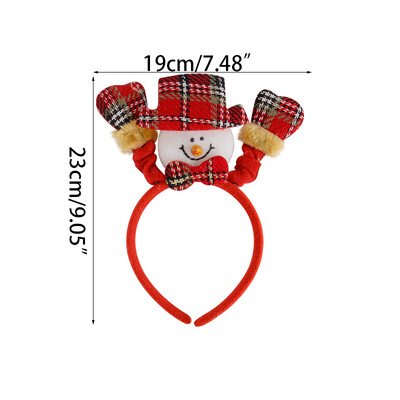 Χριστουγεννιάτικες κορδέλες κεφαλής 1 τμχ για παιδιά Χαριτωμένος Άγιος Χιονάνθρωπος Αλυκές Κέρατα κεφαλής Παιδικά Αξεσουάρ Μαλλιών Χριστουγεννιάτικο Πρωτοχρονιάτικο πάρτι