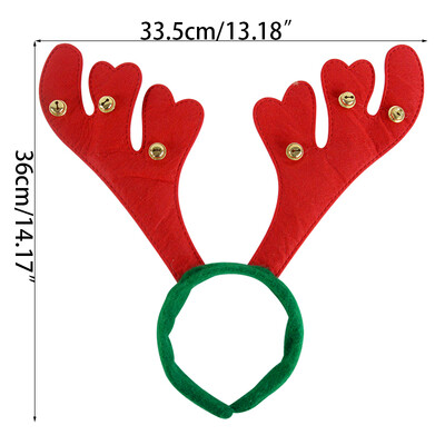 Χριστουγεννιάτικες κορδέλες κεφαλής 1 τμχ για παιδιά Χαριτωμένος Άγιος Χιονάνθρωπος Αλυκές Κέρατα κεφαλής Παιδικά Αξεσουάρ Μαλλιών Χριστουγεννιάτικο Πρωτοχρονιάτικο πάρτι