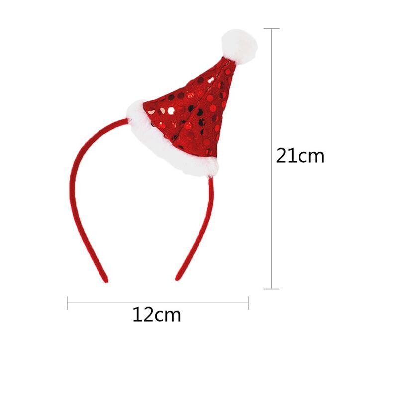 2db/szett Karácsonyi fejpánt karácsonyi kalap dekor Kreatív Aranyos Fesztivál fejpánt Hajkarika Hajkiegészítők Parti kellékek