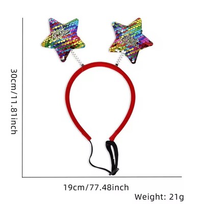 2024 Χαριτωμένο χριστουγεννιάτικο κατοικίδιο ζώο κεφαλιού Κέρατα με νιφάδες χιονιού Διακόσμηση κεφαλιού για σκύλους Χριστουγεννιάτικο δώρο για διακοσμήσεις χριστουγεννιάτικων πάρτι για το νέο έτος