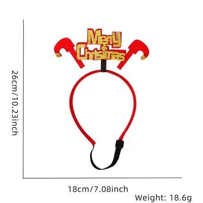 2024 Χαριτωμένο χριστουγεννιάτικο κατοικίδιο ζώο κεφαλιού Κέρατα με νιφάδες χιονιού Διακόσμηση κεφαλιού για σκύλους Χριστουγεννιάτικο δώρο για διακοσμήσεις χριστουγεννιάτικων πάρτι για το νέο έτος