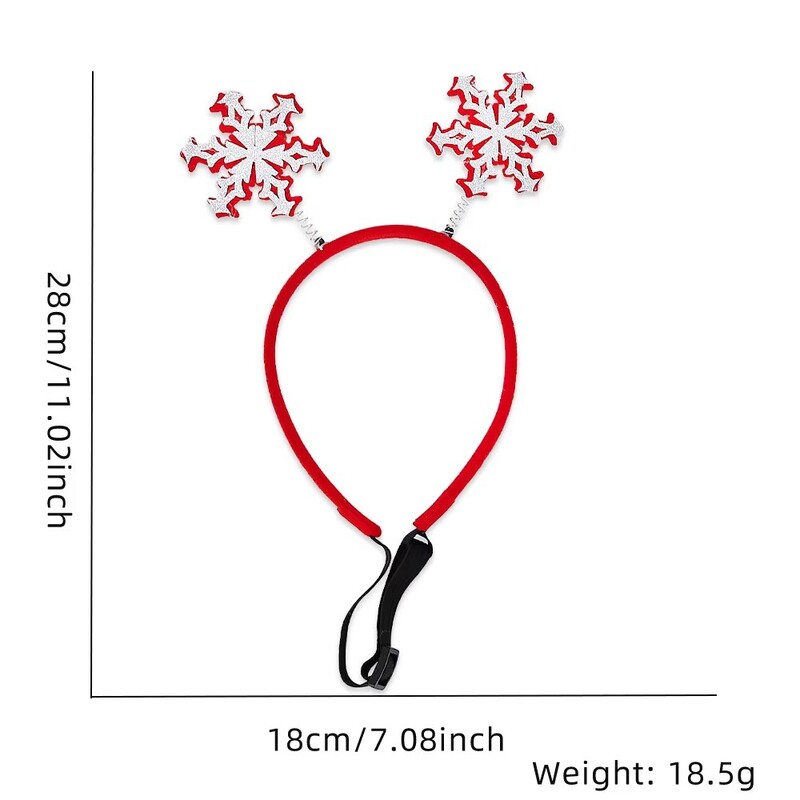 2024 Χαριτωμένο χριστουγεννιάτικο κατοικίδιο ζώο κεφαλιού Κέρατα με νιφάδες χιονιού Διακόσμηση κεφαλιού για σκύλους Χριστουγεννιάτικο δώρο για διακοσμήσεις χριστουγεννιάτικων πάρτι για το νέο έτος