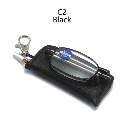 Összecsukható olvasószemüvegek Összehajtható presbyopia szemüvegek férfi női vintage számítógépes szemüveg tokkal 1,0 1,5 2,0 2,5 3,0 3,5 4,0