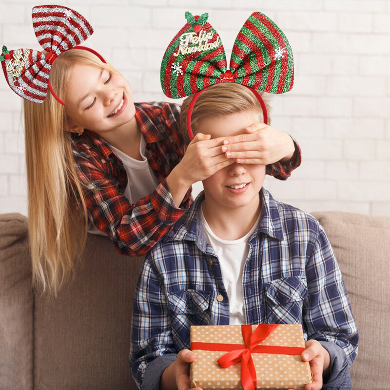 3 buc Bentita de Craciun Accesorii pentru Par pentru Copii Adulti Decoratiuni Petreceri de Craciun Bentite Accesorii pentru Par