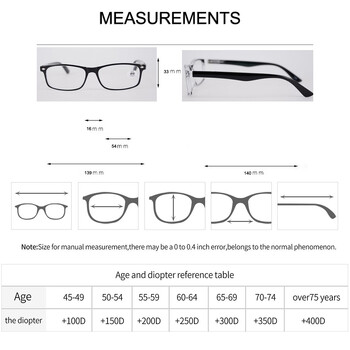 4 чифта модни мъжки дамски очила за четене с правоъгълна рамка, висококачествени леки очила за пресбиопия за читатели унисекс