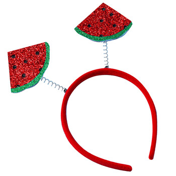 Simulation Fruit Headband καρπούζι Cherry Headband Χριστουγεννιάτικα πάρτι γενεθλίων φωτογραφία Παιδική κεφαλή Αστείο πάρτι για τα μαλλιά