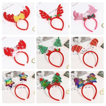 Χριστουγεννιάτικη διακόσμηση Headband Christmas Party Props Headband Headband Παιδικό δώρο πούλιες με πεντάκτινο αστέρι