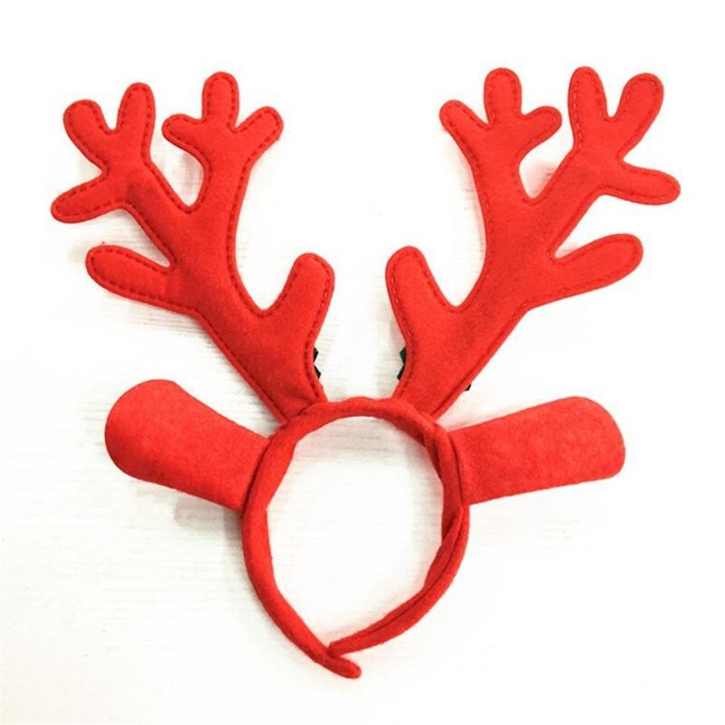 Ziemassvētku Galvassegas Sequins Ziemeļbriežu Ragi Ausis Matu Sprādzes Sievietēm Meiteņu Helovīna ballīte Cosplay Vieglas galvassegas Galvassegas