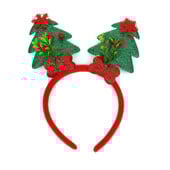 Ziemassvētku rotājumu galvas saite Ziemassvētku ballītes rekvizīti Galvas saite Bērnu dāvanu vizuļi Piecstaru zvaigžņu galvas saite